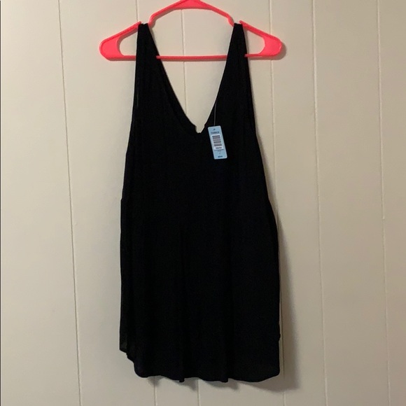 torrid Tops - Black tie back tank top Torrid